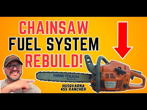 How To Rebuild the Fuel System of a Chainsaw! - (Husqvarna 455 Rancher)
