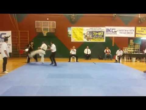 Matan Korev - israel karate championship 2014 -Quarter final