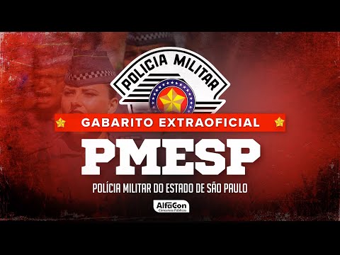 Concurso PM SP 2024 - Gabarito Extraoficial - AlfaCon