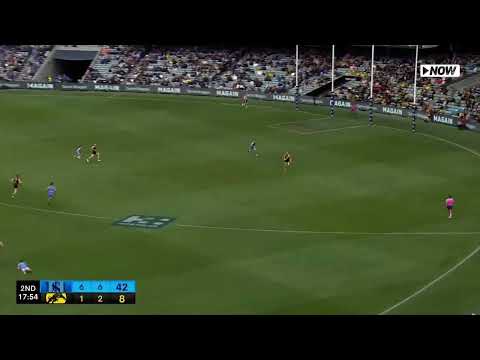 Glenelg's Lachlan Hosie snaps its through - Hostplus SANFL GF Snapshot