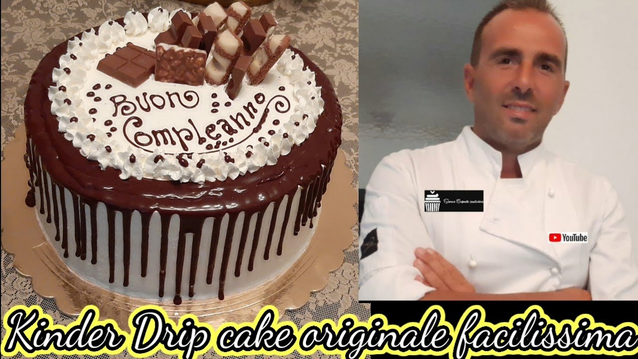 Torta favolosa Drip cake kinder ricetta spettacolare con tutti i trucchi del mestiere