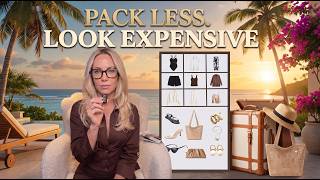 How to Look Effortlessly Expensive on Vacation with 1 Carry-On | 3x3 Capsule Grid | 2026