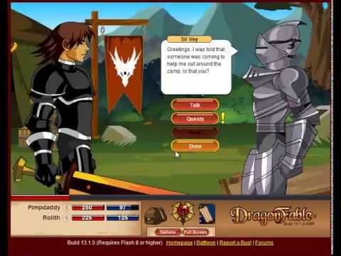 Let's Play DragonFable: Dragon Amulet A hero is bored! Commentary HD Ep.1  One of Manyy!