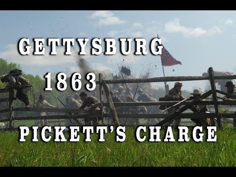 Gettysburg 145th Battle - Pickett's Charge Sequence