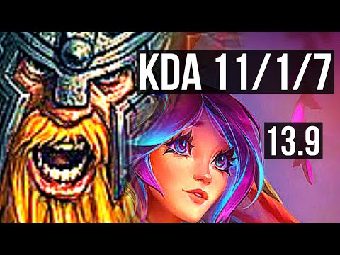 OLAF vs LILLIA (JNG) | 11/1/7, Rank 7 Olaf, Legendary | TR Grandmaster | 13.9