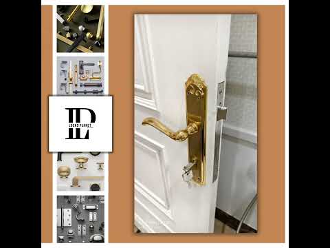 SOLID BRASS LEVER HANDLE ON PLATE MADE IN SPAIN INSTALL IN KOTA DAMANSARA