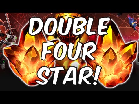 Double Four Star Hero Crystal Opening! - Marvel Contest Of Champions