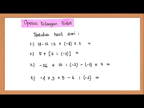 Operasi Campuran Bilangan Bulat - Matematika Kelas 7 SMP