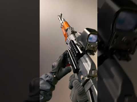 Страйкбольный привод от E&L COD: WARZONE Reload AK 74 in the first person v.3 #shorts in real life