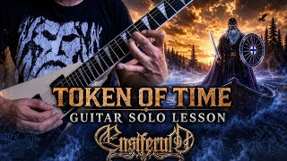 Ensiferum - Token of time guitar solo lesson