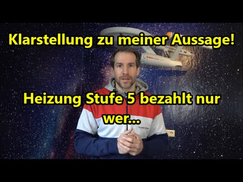 Statement: Heating on level 5 only for people who do not pay heating costs themselves