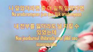 IF - JUNG JOON IL - Ost while you were sleeping ( lirik hangul dan romanization)