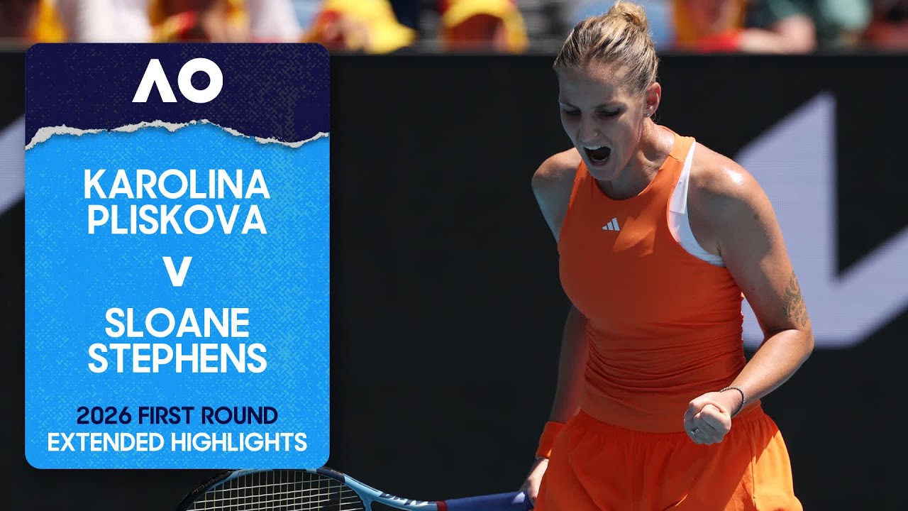 Karolina Pliskova v Sloane Stephens Extended Highlights | Australian Open 2026 First Round