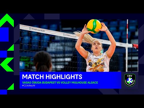 Highlights | Vasas Óbuda BUDAPEST vs. Volley MULHOUSE Alsace | CEV Champions League Volley 2023