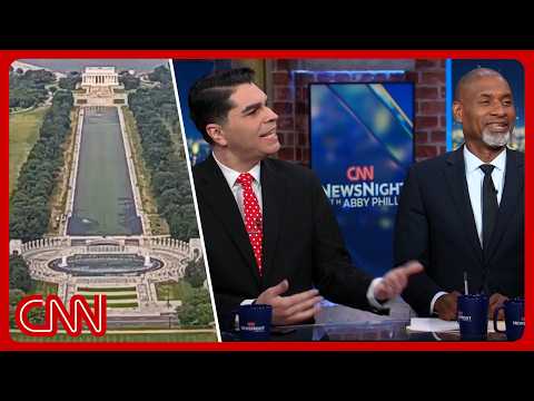 Why would anyone vandalize Trump's Reflecting Pool?
