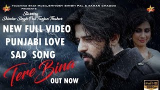 Tere Bina (Full Video Song) New Punjabi Song 2020 | Shivdev Singh Pal | Touching Star Music | video