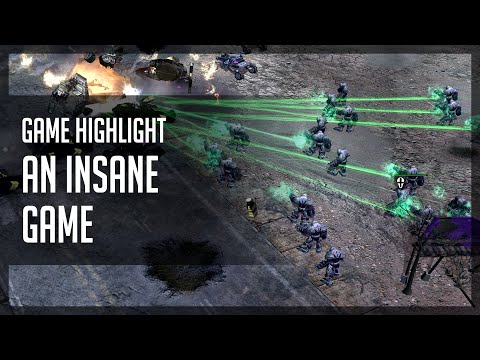 [C&C3: Kane's Wrath] Game Highlight - An Insane Game! (Mok vs GDI)