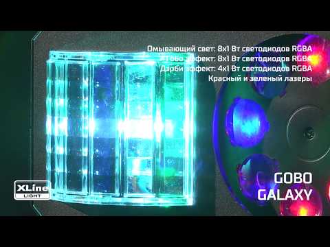 Обзор светодиодного прожектора Xline GOBO GALAXY