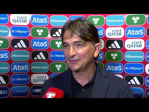 Zlatko Dalić after the win against Gibraltar