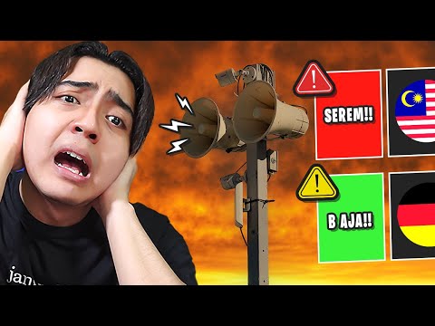 Aku Buat Ranking Suara Peringatan Darurat Setiap Negara di Dunia!