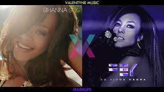 Rihanna vs. Fey - SOS vs. La Viuda Negra/Devil&#39;s Angel (Mashup)