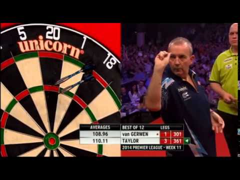 Premier League of Darts 2014 - Week 11 | van Gerwen v Taylor
