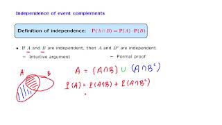 L03.4 Independence of Event Complements