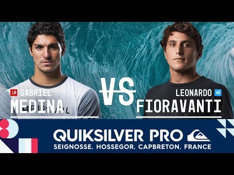 Gabriel Medina vs. Leonardo Fioravanti - Round Three, Heat 10 - Quiksilver Pro France 2017