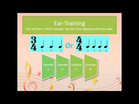Ear Training Time Signature 3/4 or 4/4