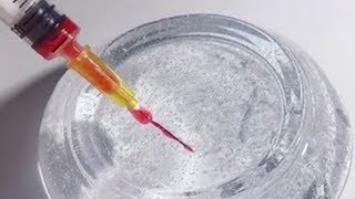 Слайм АСМР видео 😍 Приготовление и окрашивание слаймов. И маленький сюрприз в конце 🎁