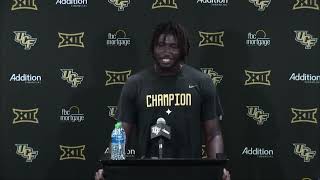 UCF Football DE Malachi Lawrence - Fall Camp (Day One)