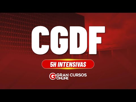 Concurso CGDF: 5h Intensivas