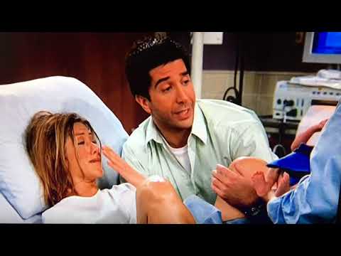 Přátele- Rachel rodí