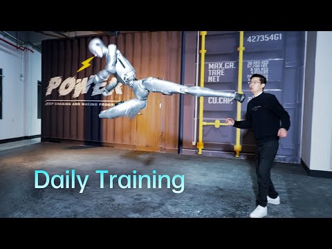Unitree Humanoid Robot Daily Training 🥳