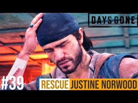 DAYS GONE Walkthrough Gameplay Part 39 - RESCUE JUSTINE NORWOOD (DIAMOND LAKE)
