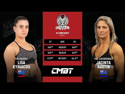 ETERNAL MMA 59 - LISA KYRIACOU VS JACINTA AUSTIN - WMMA FIGHT VIDEO
