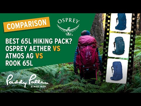 Osprey Aether vs Atmos AG vs Rook 65L Comparison | Best 65L Hiking Pack