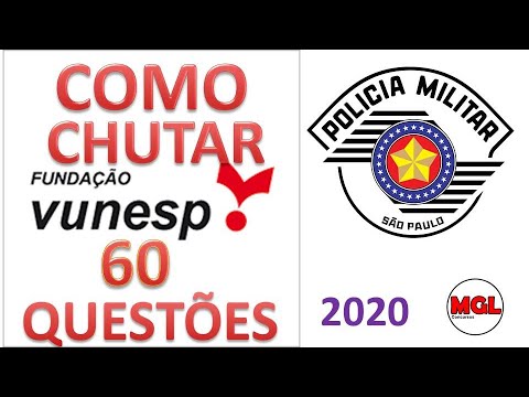 Como gabaritar na Vunesp com 60 questões PM SP (atualizado 2022)