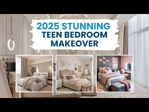 Cozy Teen Bedroom Makeover 2025 | Bold Accent Walls | Stylish Study Space | bedroom makeover ideas