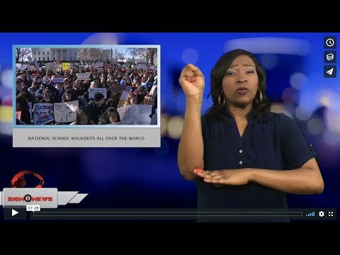 Sign1News 3.14.18 - News for the deaf community powered by CNN in American Sign Language (ASL).