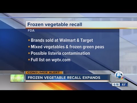 Frozen vegetables sold at Walmart, Target recalled