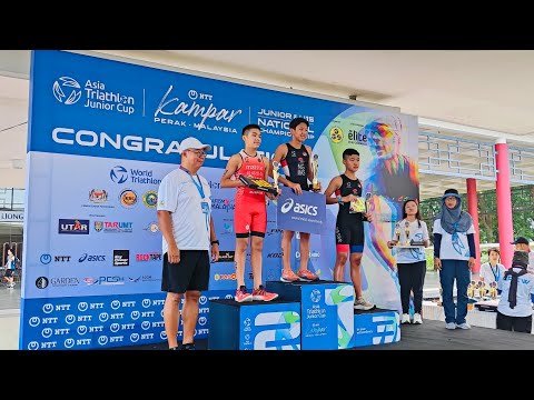 Asia Triathlon Cup Kampar, U15 elite National 1st runner Up 🥈