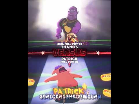Thanos Vs Patrick #meme #edit #vsbattle #cartoonbeatboxbattles #marvel #spongebobsquarepants