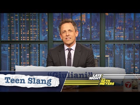 セスがティーンのスラングを解説ロバート・ミューラー、ジュリアーニ (Seth Explains Teen Slang: Robert Mueller, Giuliani)