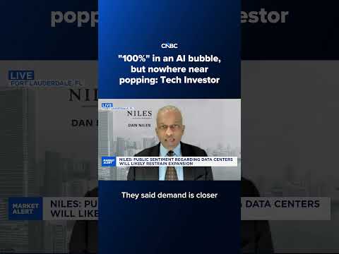 "100%" in an AI bubble, but nowhere near popping: Tech Investor