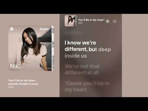 NIKI - You'll Be In My Heart (Spotify Singles Cover) [Unofficial Instrumental]