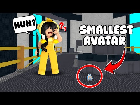 Cheating In MM2 As The SMALLEST AVATAR EVER...