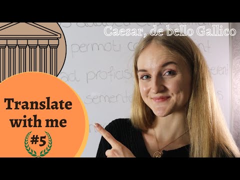 Latein übersetzen SCHRITT für SCHRITT / Caesar - De bello Gallico / Translate with me #5