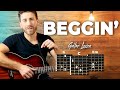 Beggin Guitar Tutorial - Maneskin Guitar Lesson (easy chords)