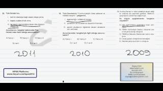 KPSS 2012 Tarih Sınavı Analizleri - Bölüm 1 | Yeni videolar için abone olabilirsiniz :)